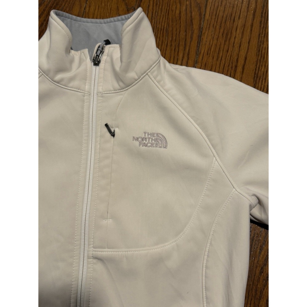 The‎ North Face Women's Waterproof Wind Proof Apex Zip Up Jacket Small White TNF
